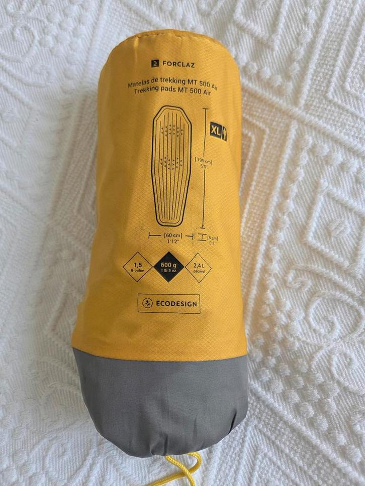 Decathlon Forclaz MT 500 Air 1-persoons luchtbed XL, Caravans en Kamperen, Luchtbedden, Gebruikt, 1-persoons, Ophalen of Verzenden