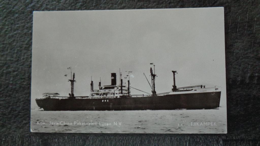 m.s Tjikampek, Verzamelen, Verzenden, Zo goed als nieuw, Kaart, Foto of Prent
