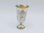 Zilveren kiddush cup, G. Ravkin, Berdichev, ca. 1900, Antiek en Kunst, Verzenden, Zilver
