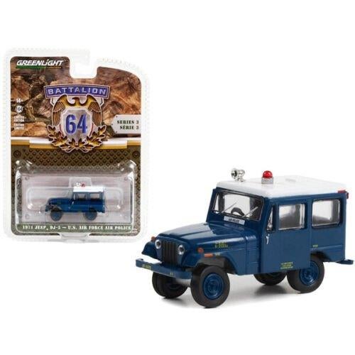 1971 Jeep DJ-5 van Greenlight 1/64 U.S. Air Force Air Police, Ophalen of Verzenden, Nieuw, Auto