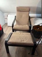 IKEA schommelstoel met voetenbankje, Ophalen, Gebruikt, 75 tot 100 cm, 50 tot 75 cm