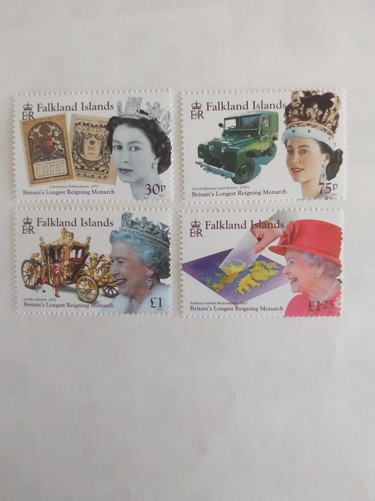Falkland Islands serie Queen Elisabeth 2015 postfris, Ophalen of Verzenden, Koningshuis