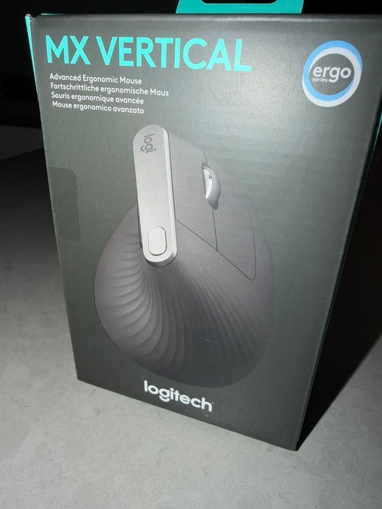 Logitech MX vertical, Computers en Software, Muizen, Rechtshandig, Muis, Ergonomisch, Nieuw