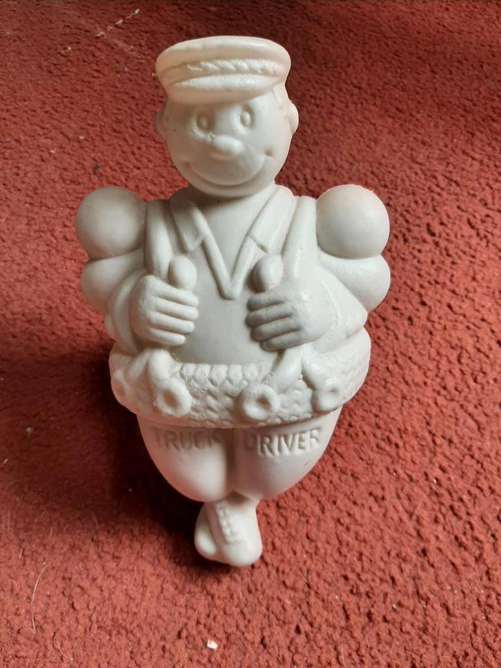 Truck Driver figuur van plastic met steun, Verzamelen, Poppetjes en Figuurtjes, Gebruikt, Ophalen of Verzenden