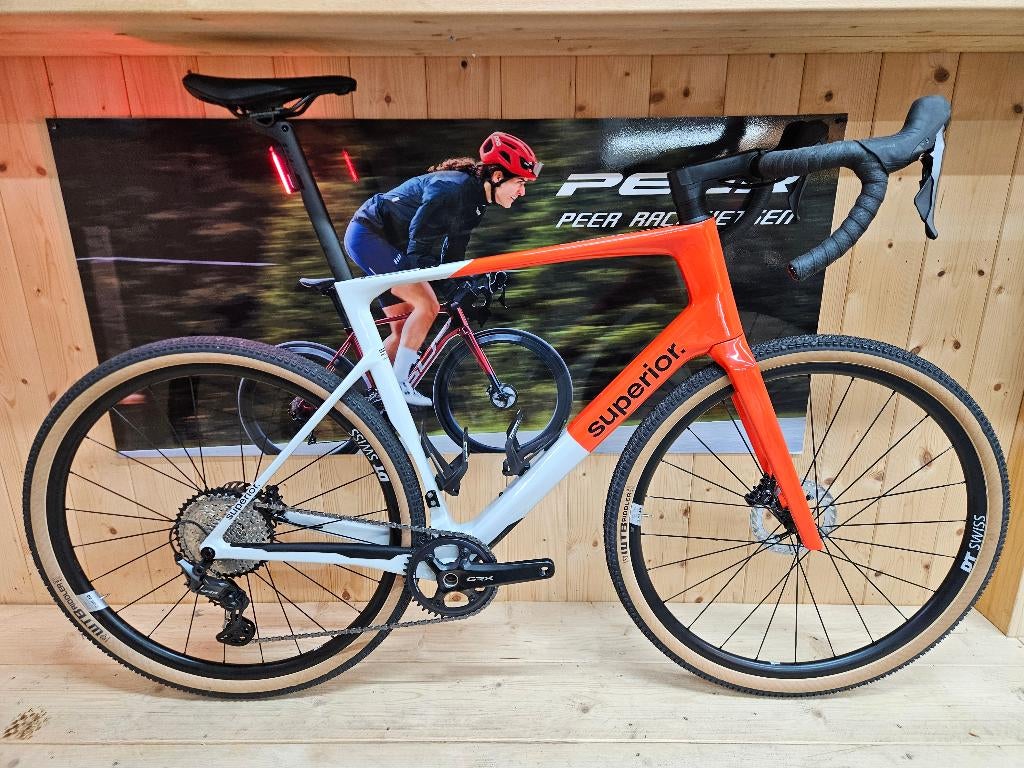 Superior 9.5 GF Shimano GRX 1x12 XXL Racefiets Gravelfiets, Fietsen en Brommers, Fietsen | Racefietsen, 28 inch, Carbon, 10 tot 15 versnellingen