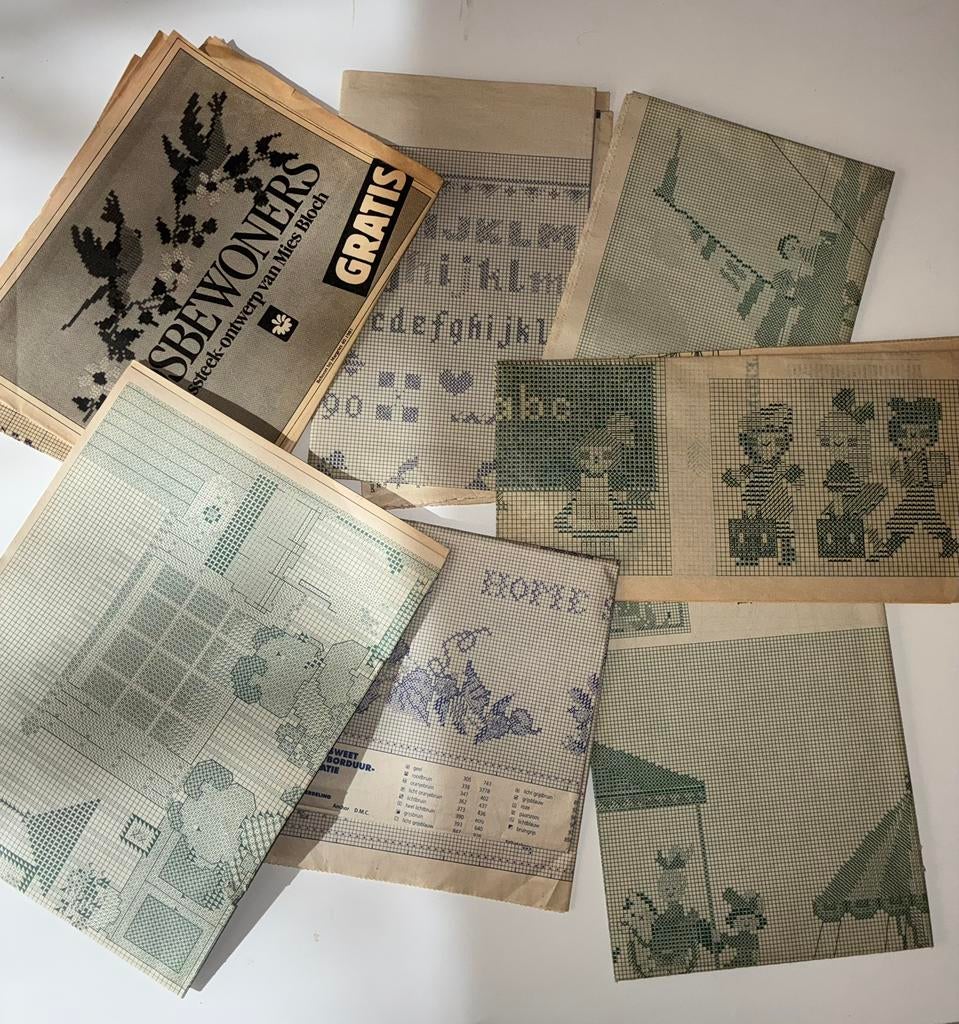 Borduurpatronen, Hobby en Vrije tijd, Ophalen of Verzenden, Patroon