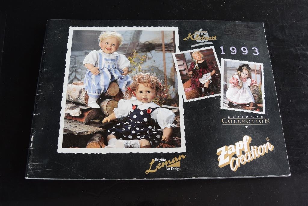 Brigitte Leman Zapf Creation Katalogus 1993, Verzamelen, Poppen, Verzenden, Zo goed als nieuw, Pop