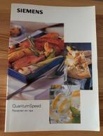 Siemens - QuantumSpeed - Magnetron recepten en Tips - nieuw, Ophalen of Verzenden, Nieuw