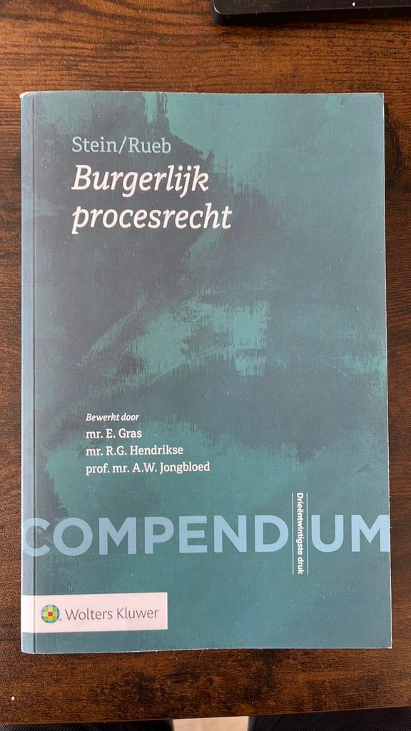 Compendium van het burgerlijk procesrecht (23e druk), Ophalen of Verzenden, Zo goed als nieuw, Overige wetenschappen