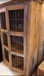 Prachtige oude Indiase kast teakhout, Huis en Inrichting, Ophalen, 100 tot 150 cm, Teakhout, 150 tot 200 cm