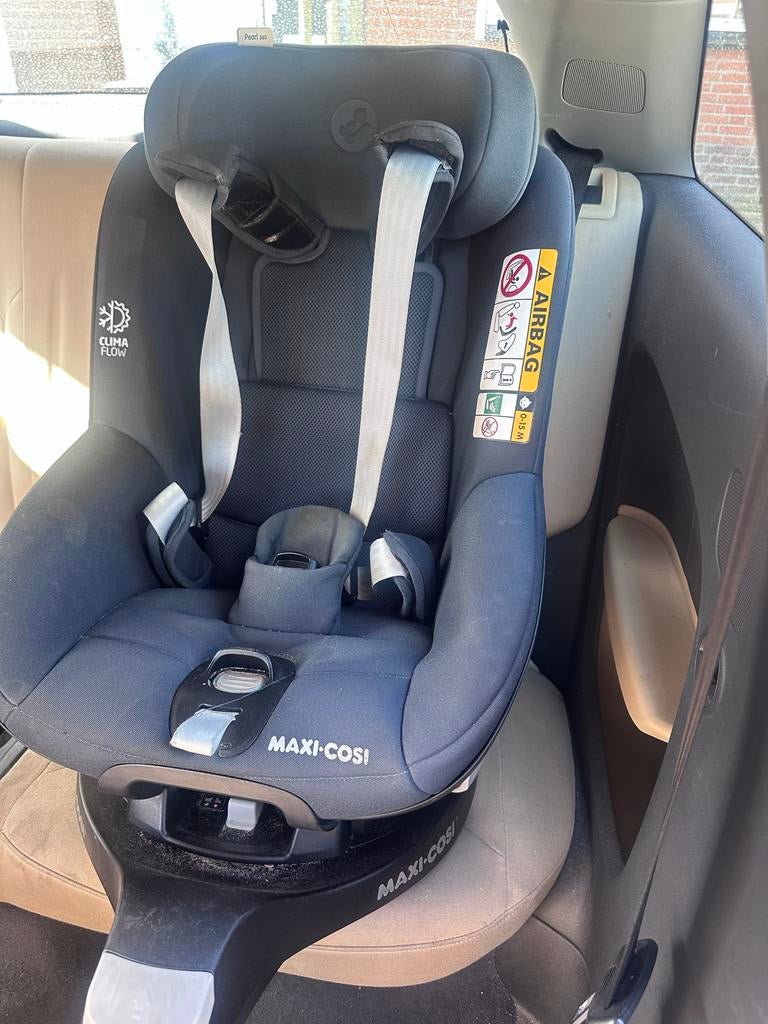Maxi-Cosi Pearl 360 autostoel met FamilyFix 360-base, Kinderen en Baby's, Autostoeltjes, Ophalen, Gebruikt, 0 t/m 18 kg, Verstelbare rugleuning