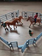 Schleich paarden en omheining set, Ophalen, Gebruikt, Jongen of Meisje
