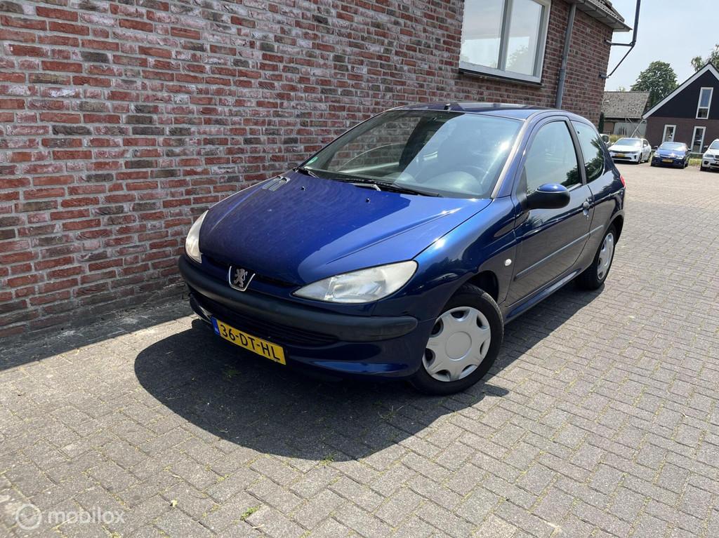 Peugeot 206 1.4 XS, Auto's, Peugeot, 31 €/maand, 4 cilinders, Blauw, Origineel Nederlands