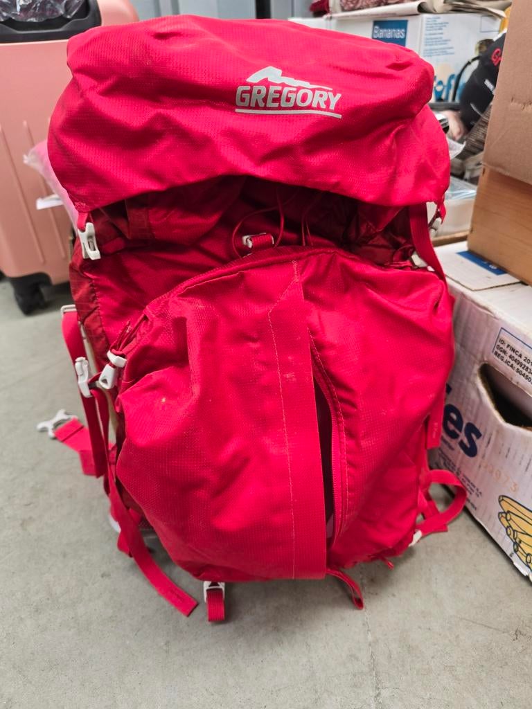 Rode Gregory Backpack - Ideaal voor Trekking, Sieraden, Tassen en Uiterlijk, Gebruikt, 25 tot 40 cm, Ophalen of Verzenden, Trekking