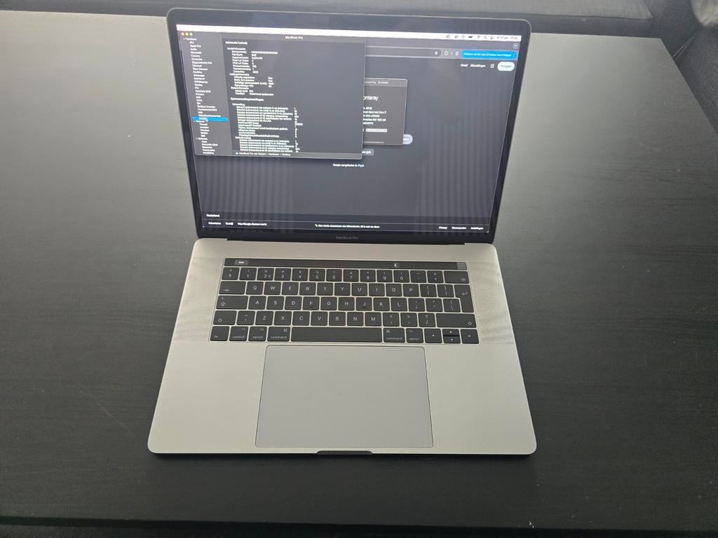 Macbook pro 15" touchbar 2.9ghz i7/16gb/1tb 2016, Computers en Software, Apple Macbooks, MacBook Pro, 1 TB of meer, Gebruikt, 2 tot 3 Ghz