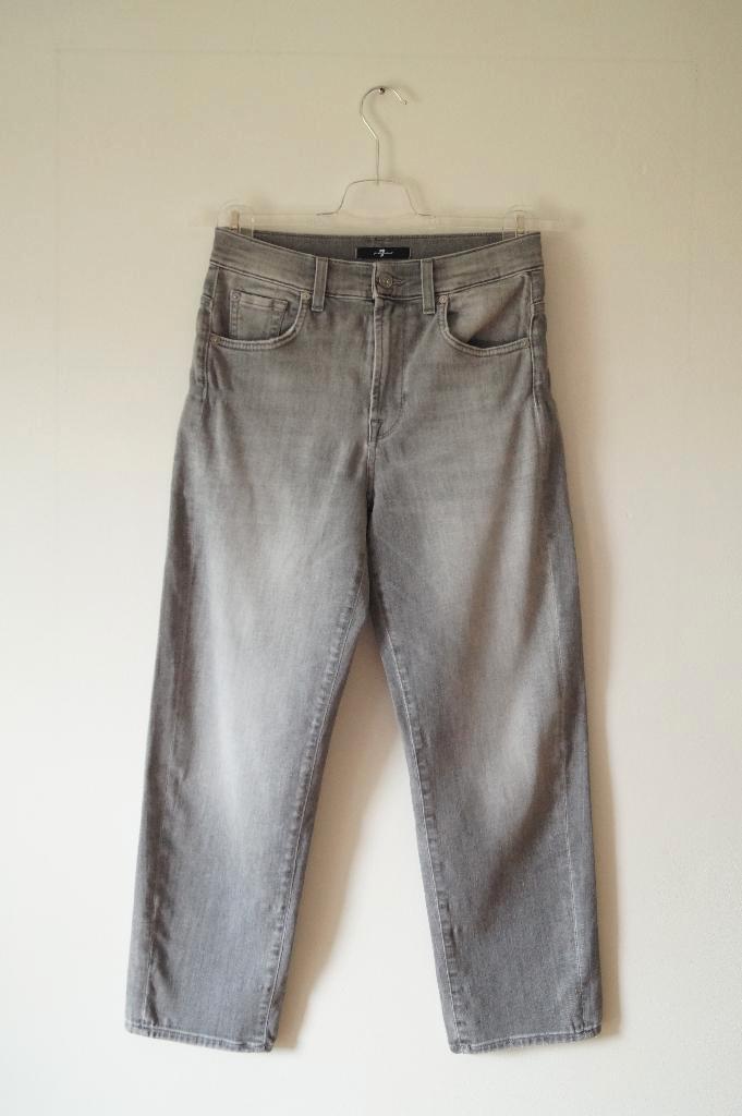 7 FOR ALL MANKIND Jeans Maat 25, Kleding | Dames, Spijkerbroeken en Jeans, Zo goed als nieuw, W27 (confectie 34) of kleiner, Grijs