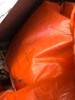 dekzeil dekkleed oranje groot minimaal 8 x 10, Doe-het-zelf en Verbouw, Zeil en Folie, Ophalen, Gebruikt, 15 m² of meer, Zeil