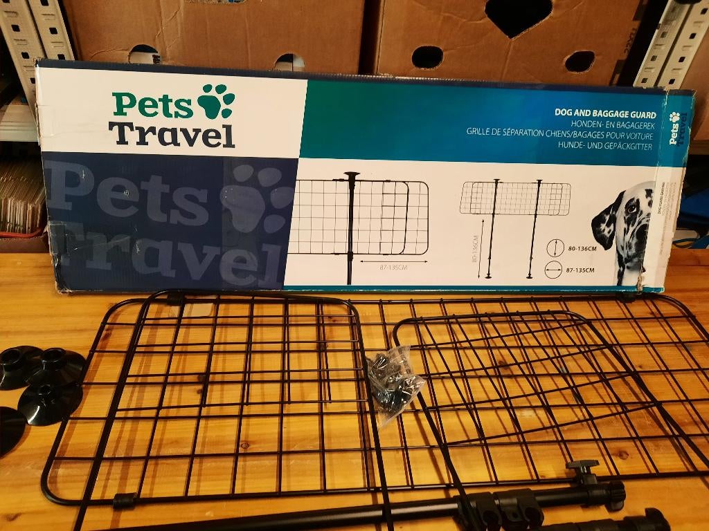 Pets Travel hondenrek / bagagerek – verstelbaar – compleet, Ophalen, Zo goed als nieuw