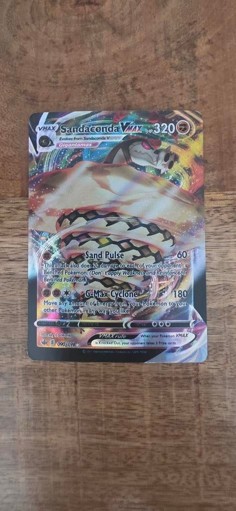 Sandaconda VMAX 090/198 Pokémon Kaart, Hobby en Vrije tijd, Verzamelkaartspellen | Pokémon, Ophalen of Verzenden, Nieuw, Losse kaart