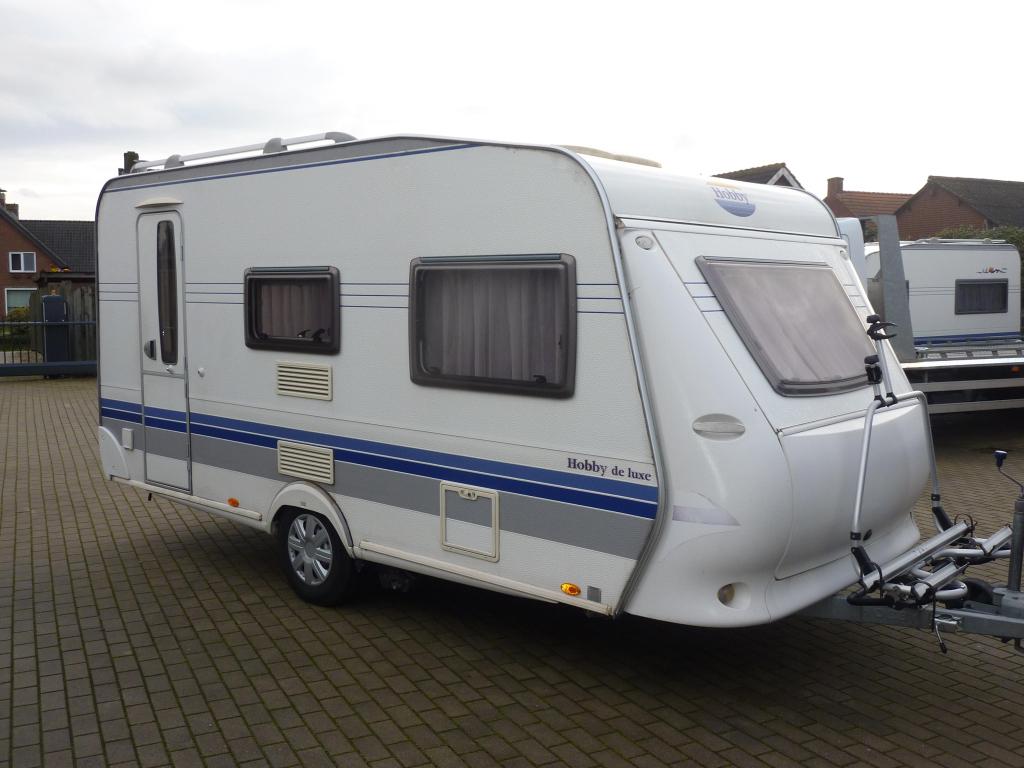 Hobby de Luxe 440 SF Voortent Mover Fietsendrager AANBIEDING, Schokbreker, Hobby, Bedrijf, Treinzit