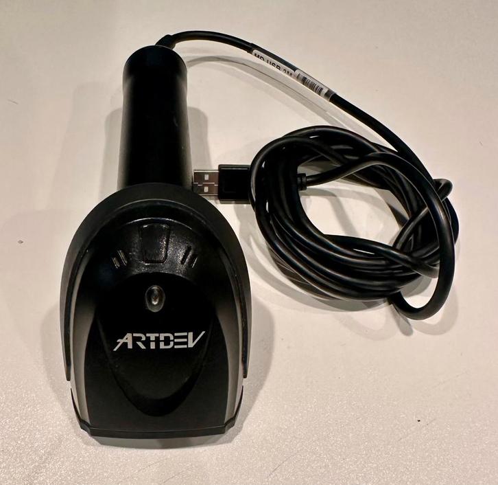 ARTDEV AS-1310 Barcode Scanner – Snel en Betrouwbaar, Computers en Software, Scanners, Zo goed als nieuw, Barcodescanner, Ophalen of Verzenden