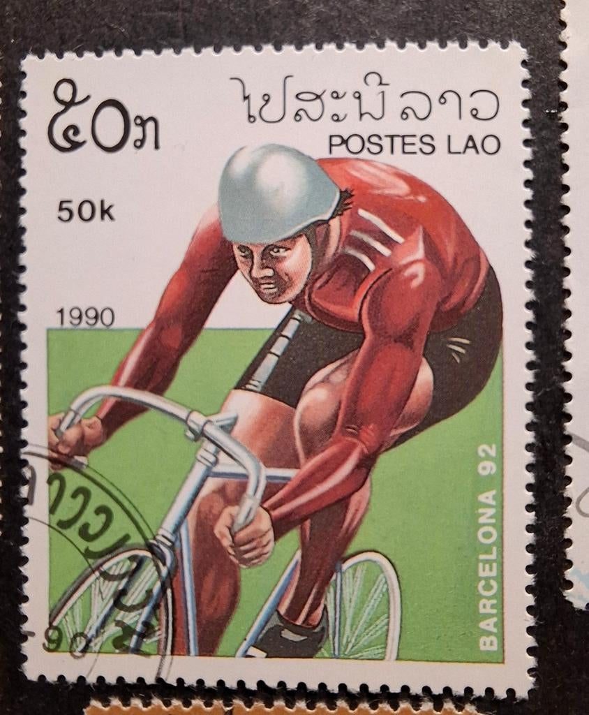 Laos wielrennen, Ophalen of Verzenden, Dier of Natuur