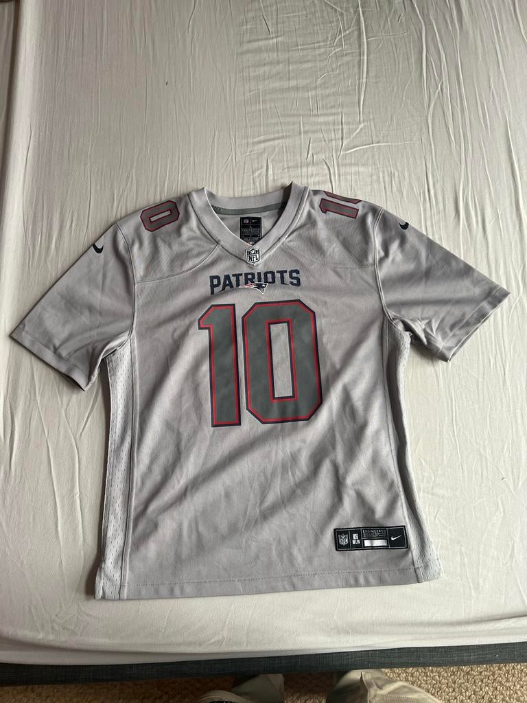 Teamjersey NFL Jones New England Patriots kids L (14/16), Kinderen en Baby's, Ophalen of Verzenden, Gebruikt, Jongen