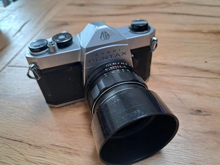 Asahi Pentax Spotmatic SP1000 met Auto-Rikenon 50/1.7 M42, Audio, Tv en Foto, Fotocamera's Analoog, Ophalen of Verzenden