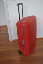 Koffer, Samsonite, rood, Sieraden, Tassen en Uiterlijk, Koffers, Gebruikt, Hard kunststof, 70 cm of meer, 55 cm of meer