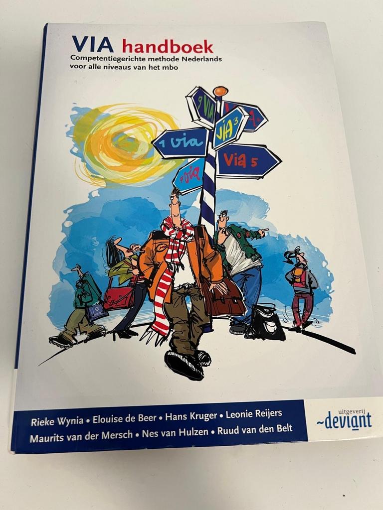 VIA handboek Nederlands MBO - Competentiegericht, Boeken, Ophalen of Verzenden, Alpha, Zo goed als nieuw, MBO