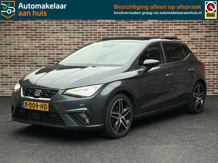 SEAT Ibiza 1.5 TSI FR Panorama Beats Sfeer Virtual Sport Cam, Auto's, Seat, Bedrijf, Te koop, Ibiza, ABS, Adaptive Cruise Control