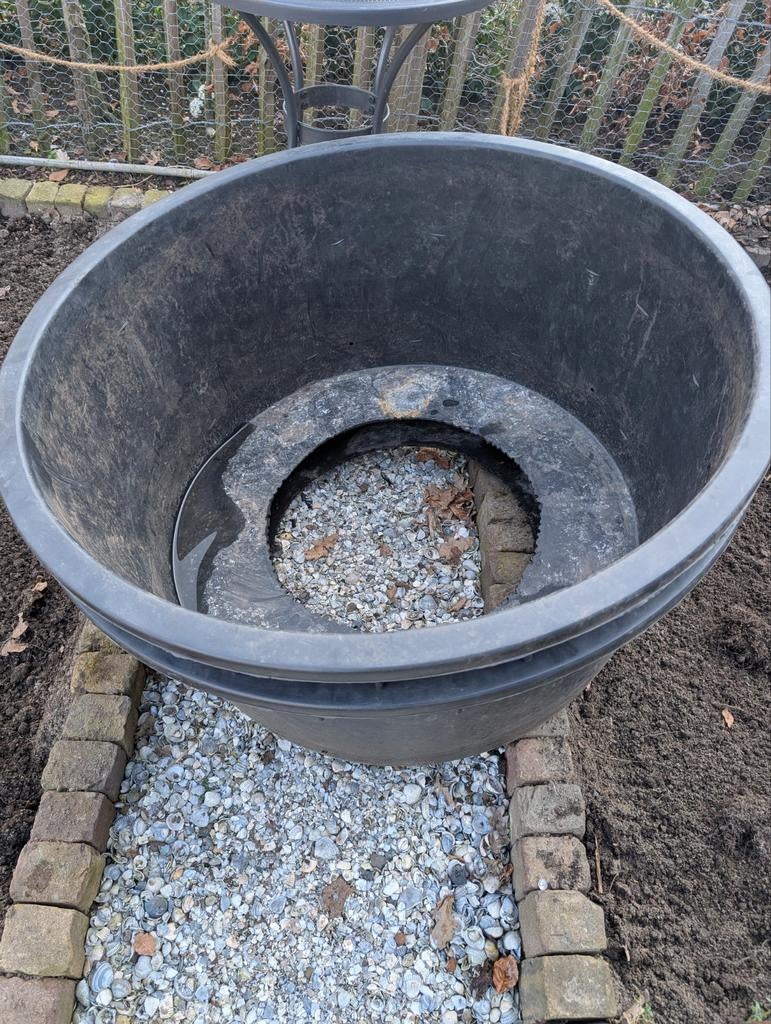 Plantenkuip / bomenkuip 240 l, Tuin en Terras, Ophalen, Kunststof, Gebruikt, Rond