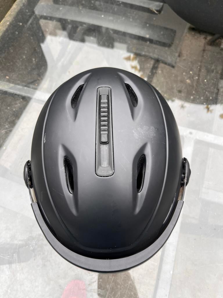 Giro skihelm met vizier - Zwart, Overige merken, Overige typen, Ophalen of Verzenden, Zo goed als nieuw