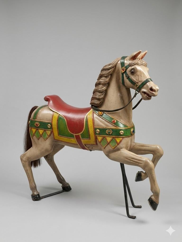 Kermis draaiorgel draaimolenpaard carrouselpaard carrousel, Ophalen of Verzenden