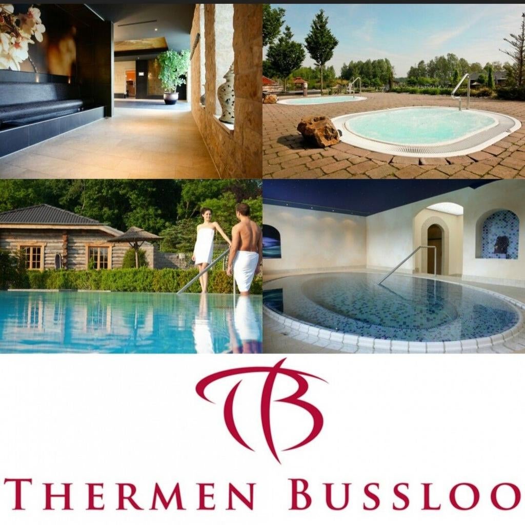 2 jubileumtickets Thermen Bussloo, Twee personen, Cadeaubon, Spa of Sauna
