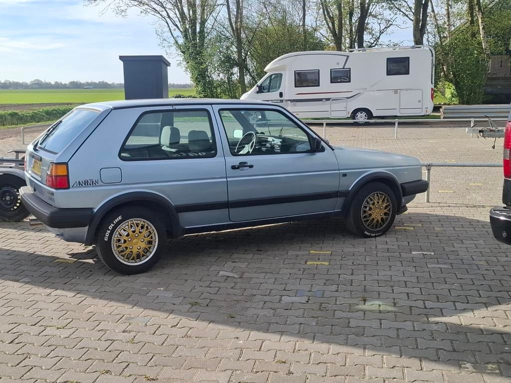 Golf mk2 manhattan doe een bod, Stof, 924 kg, 4 cilinders, Blauw