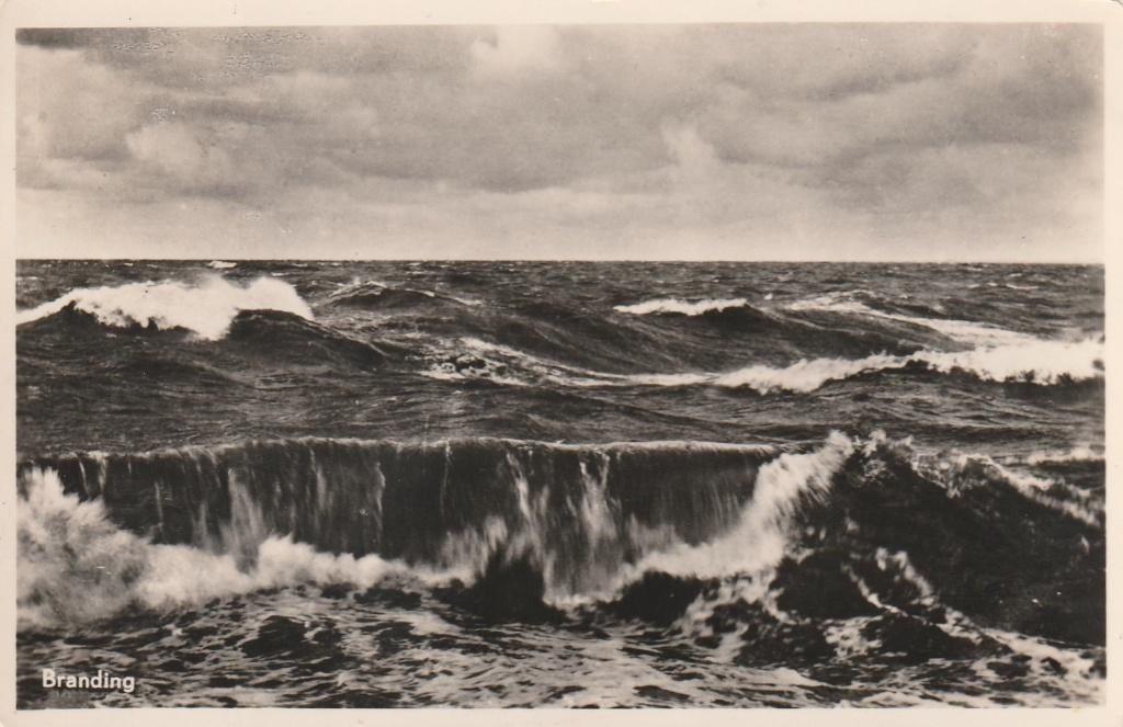 OUDDORP Branding 1958, Verzamelen, Ansichtkaarten | Nederland, Verzenden, 1940 tot 1960, Gelopen, Zuid-Holland