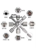 10-in-1 sleutel driekhoek, halve maan, vierkant etc. etc., Ophalen of Verzenden