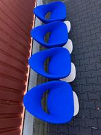 Artifort Shark stoel (4x) - Rene Holten, Huis en Inrichting, Ophalen, Luxe design, Blauw, Zo goed als nieuw