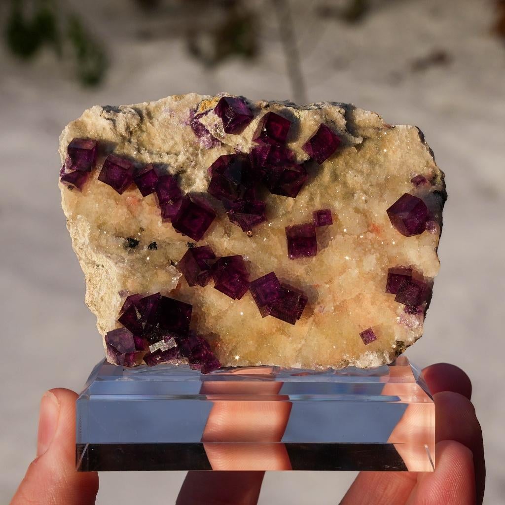 fluoriet uit anhui #24, Verzamelen, Mineralen en Fossielen, Ophalen of Verzenden, Mineraal