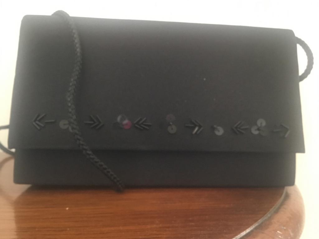 Clutch Tas, zwart, Ophalen of Verzenden, Zo goed als nieuw, Zwart, Avondtasje