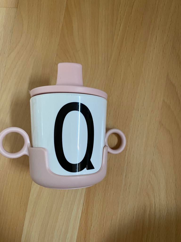 Nieuw Design Letters tuit beker houder roze, Overige typen, Nieuw, Ophalen of Verzenden, Glas