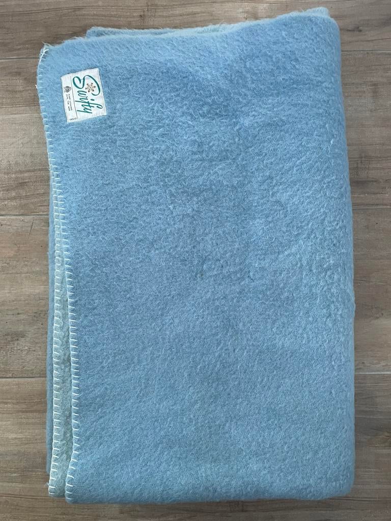 Wollen vintage deken, Ophalen of Verzenden, Gebruikt