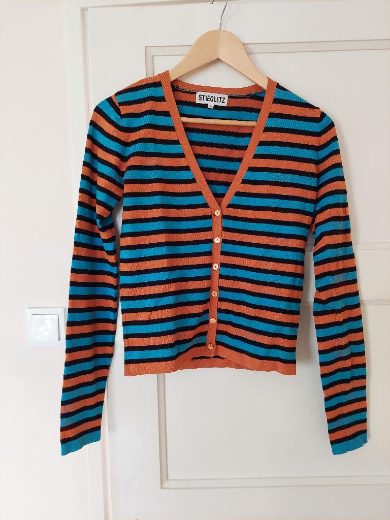 Stieglitz vestje / top mt M, Maat 38/40 (M), Ophalen of Verzenden, Lange mouw, Gedragen