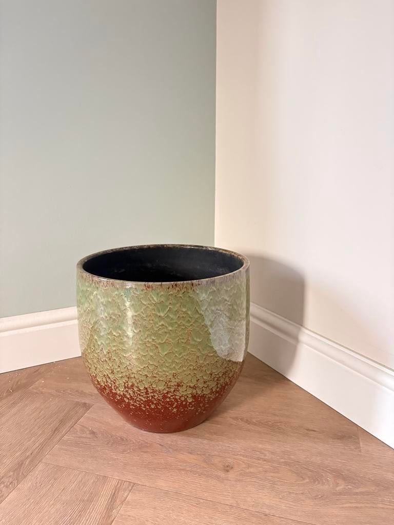 Plantenpot Intratuin, diameter 27, Rond, Binnen, Zo goed als nieuw, Minder dan 40 cm