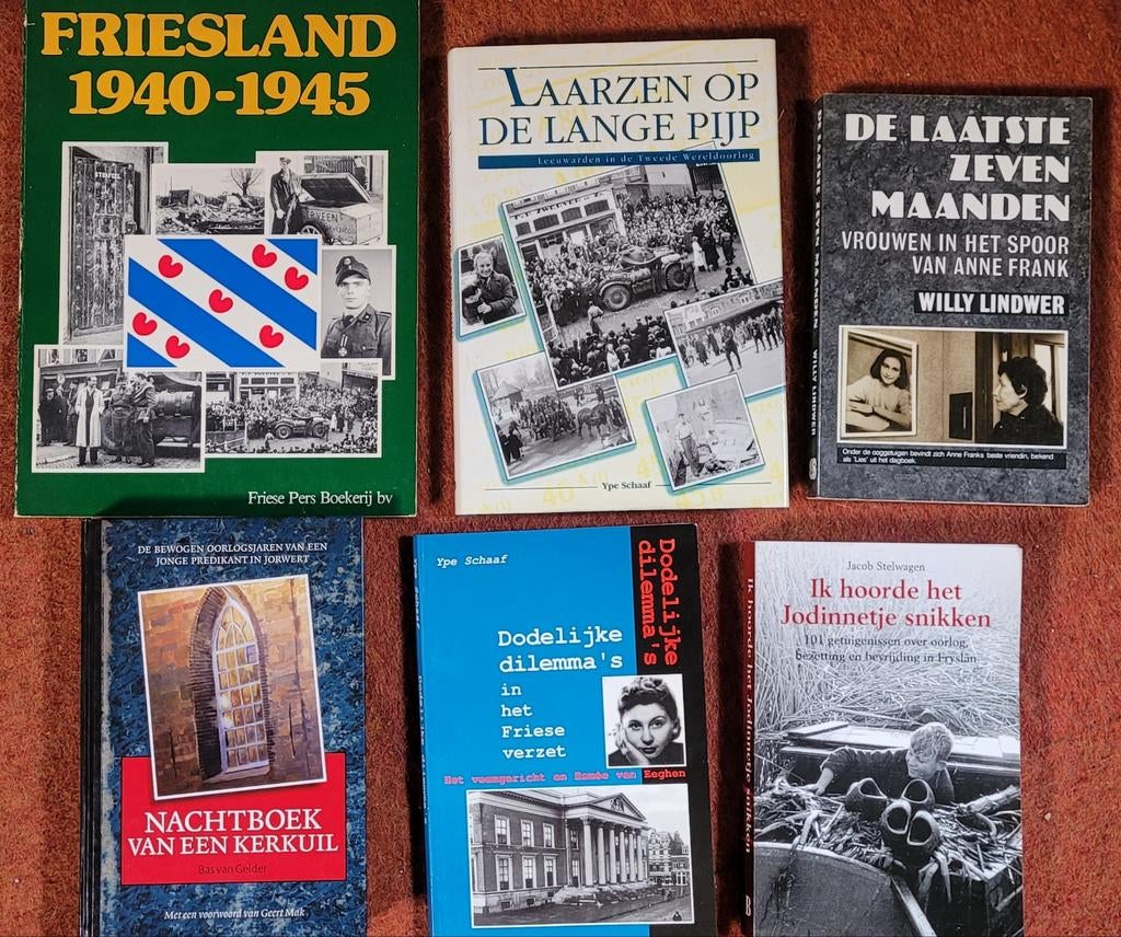 6 OORLOGSBOEKEN SAMEN 12.50               waargebeurd  WOII, Boeken, Oorlog en Militair, Ophalen of Verzenden, Gelezen