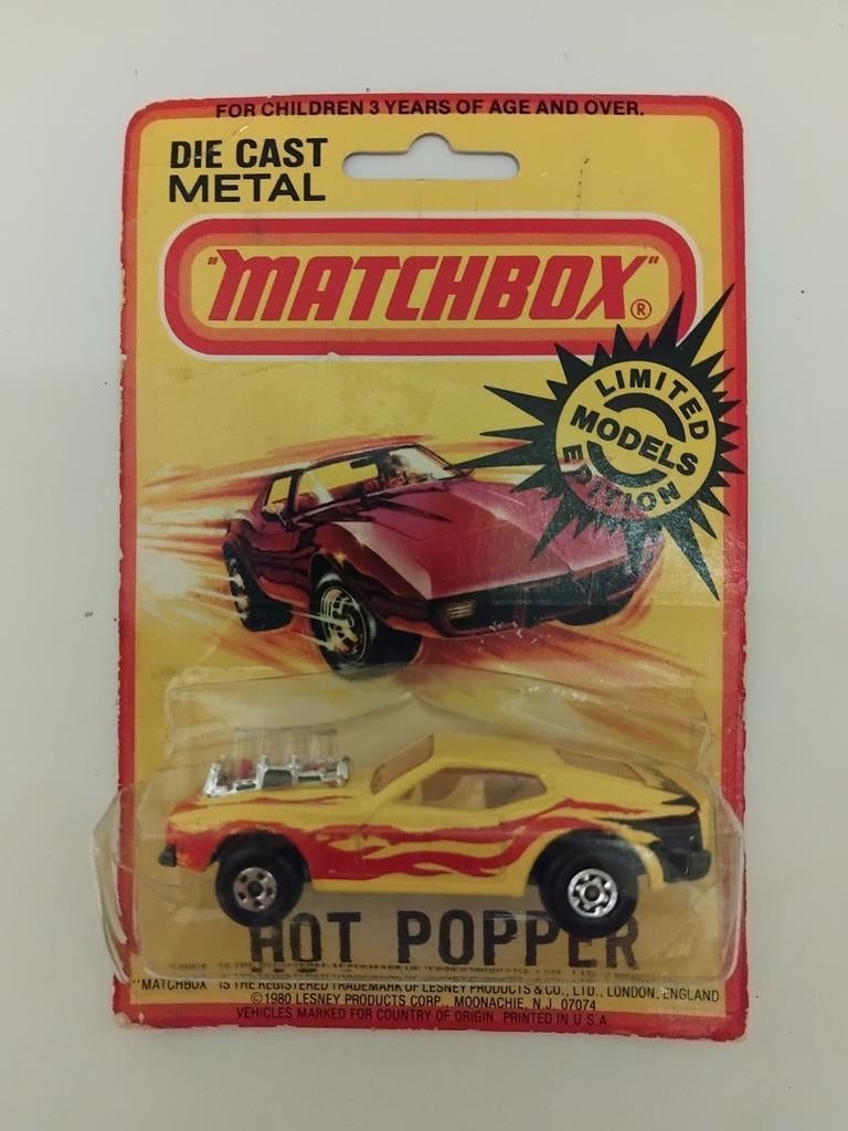 Matchbox Limited Ford Mustang Hot Popper 3INCH, Ophalen of Verzenden, Zo goed als nieuw, Auto