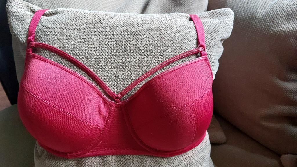 Rode glitter bh Marlies Dekkers Space Odyssey 85C, Marlies Dekkers, Ophalen of Verzenden, Rood, BH
