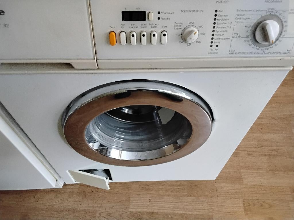 Wasmachine miele, Ophalen, 1200 tot 1600 toeren, Gebruikt, Energieklasse A of zuiniger