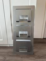 Ikea tijdschriften wandrek - Zilverkleurig, Ophalen, Gebruikt